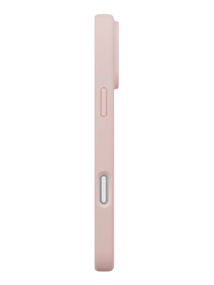 На фото изображено Чехол Uniq Lino MagSafe для iPhone 17 Pro, розовый