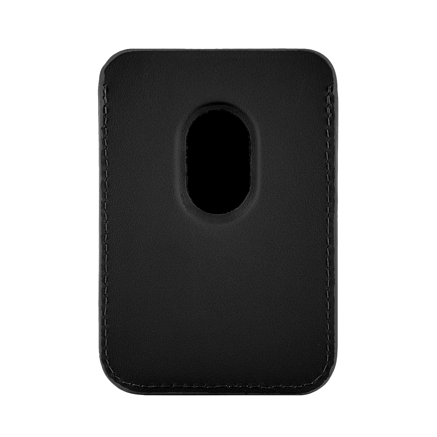 Магнитный кардхолдер uBear Leather Shell, чёрный