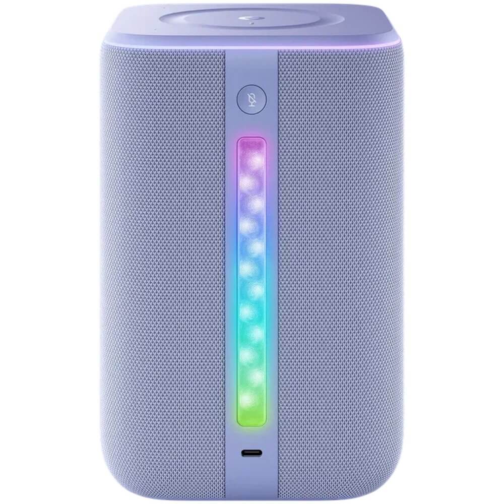 На фото изображено Умная портативная колонка Яндекс Станция 3, фиолетовый