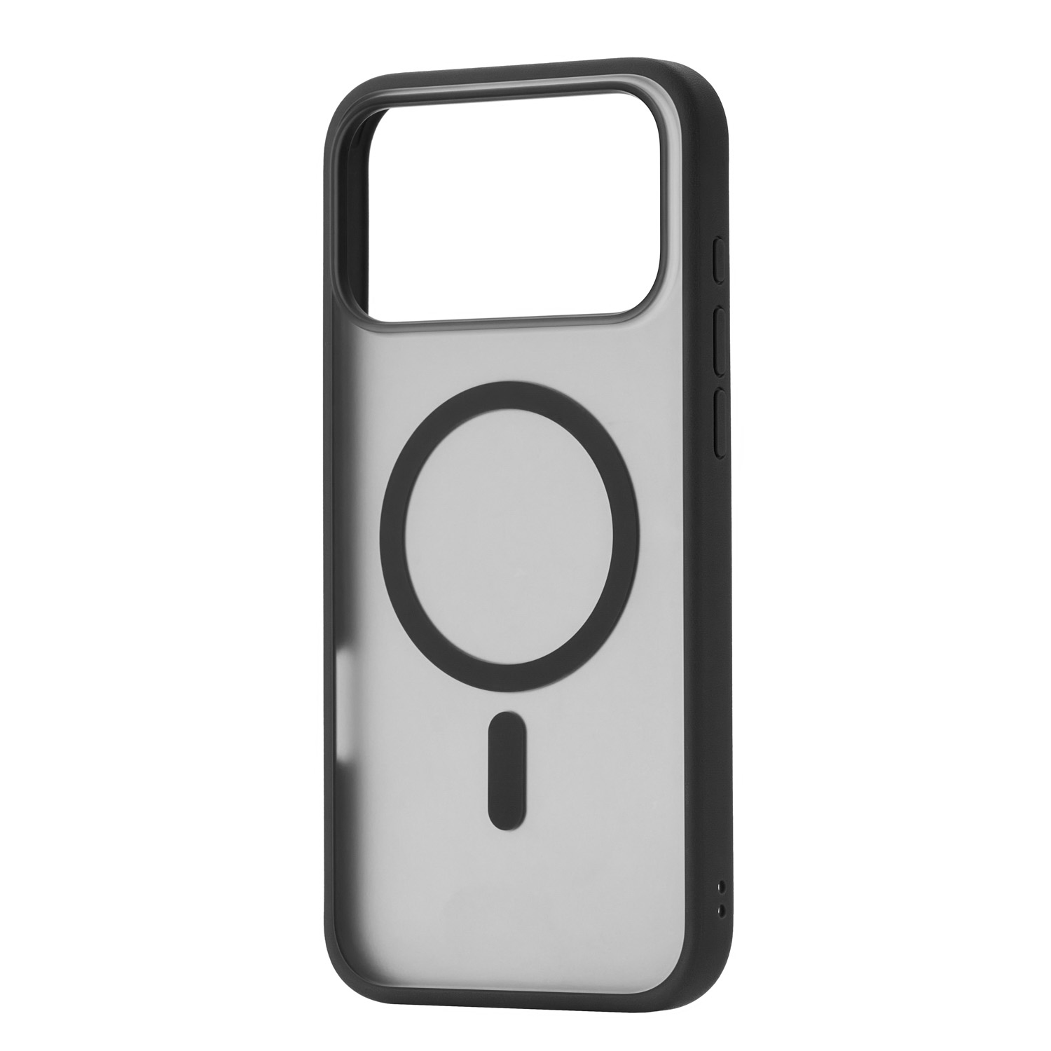 Фото Чехол защитный uBear Cloud Mag Case для iPhone 17 Pro Max, MagSafe, черный На фото изображено Чехол защитный uBear Cloud Mag Case для iPhone 17 Pro Max, MagSafe, черный