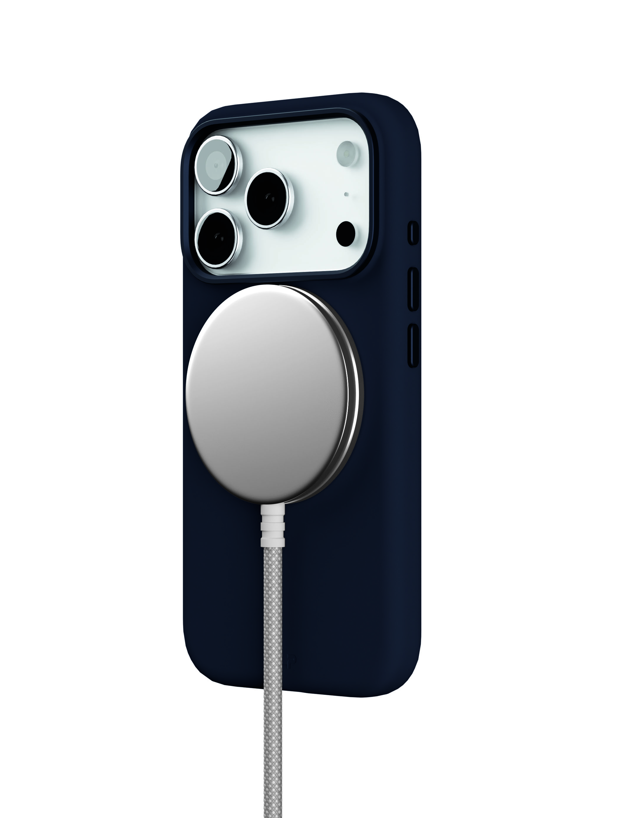 Фото Чехол защитный VLP Aster Pro Case с MagSafe для iPhone 17 Pro, темно-синий На фото изображено Чехол защитный VLP Aster Pro Case с MagSafe для iPhone 17 Pro, темно-синий