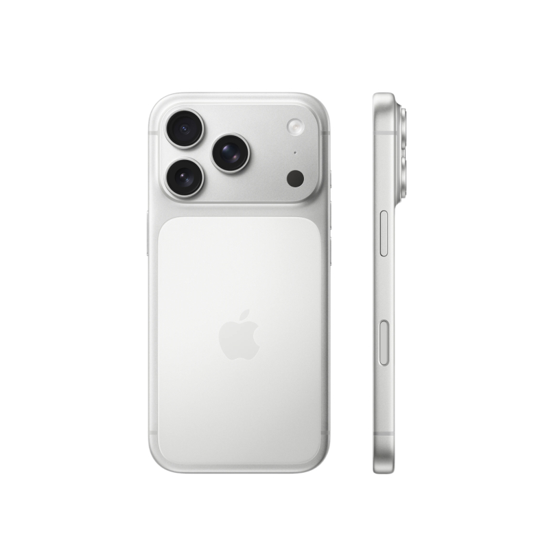 На фото изображено Apple iPhone 17 Pro Max SIM+eSIM, 256 ГБ, Серебристый