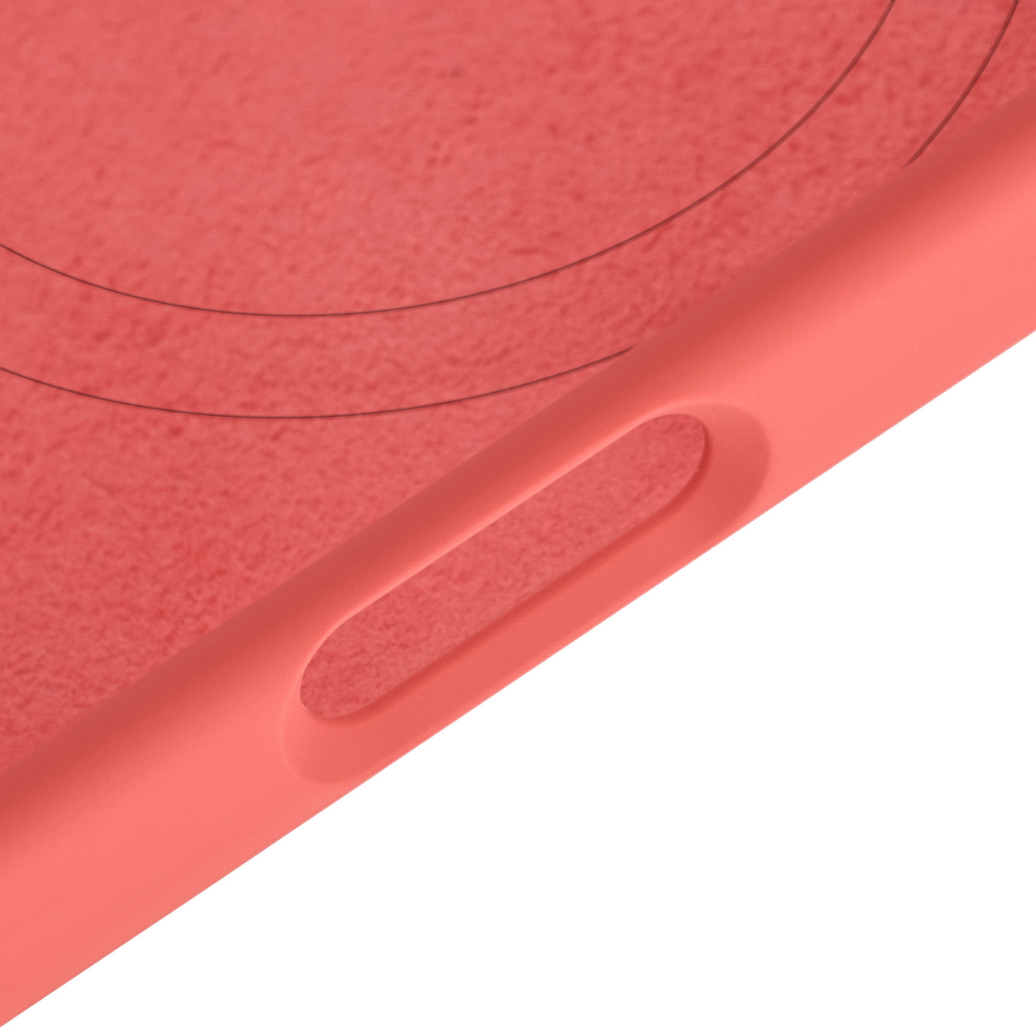 На фото изображено Чехол защитный uBear Touch Mag Case для iPhone 17 Pro, MagSafe, коралловый