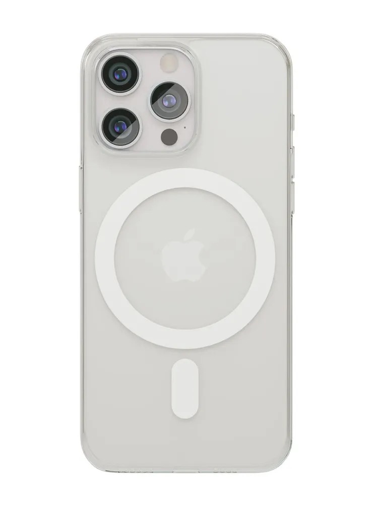 Чехол защитный VLP Diamond Case с MagSafe для iPhone 15 Pro Max, прозрачный