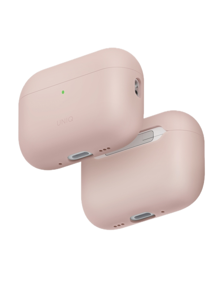 Фото Чехол Uniq LINO для AirPods Pro 3, Blush Pink На фото изображено Чехол Uniq LINO для AirPods Pro 3, Blush Pink