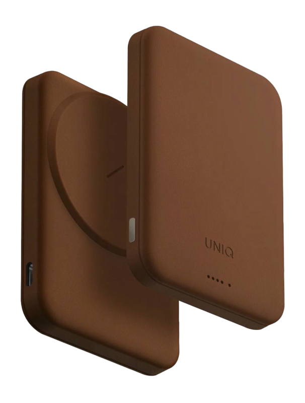 Фото Внешний аккумулятор Uniq Lexa 5000 mAh, карамельный