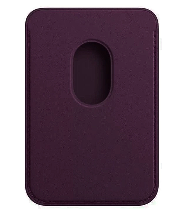Картхолдер Apple Leather Wallet с локатором, фиолетовый
