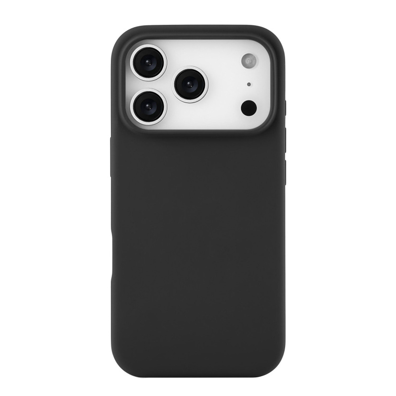 На фото изображено Чехол защитный uBear Touch Mag Case для iPhone 17 Pro, MagSafe, черный