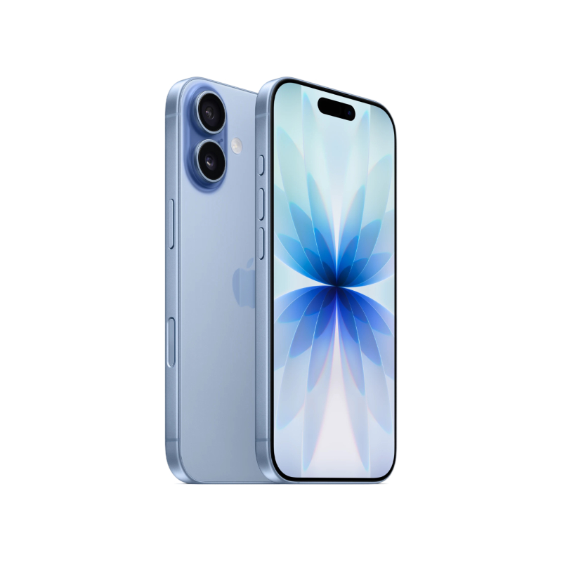 На фото изображено Apple iPhone 17 eSIM, 512 ГБ, Туманно-голубой