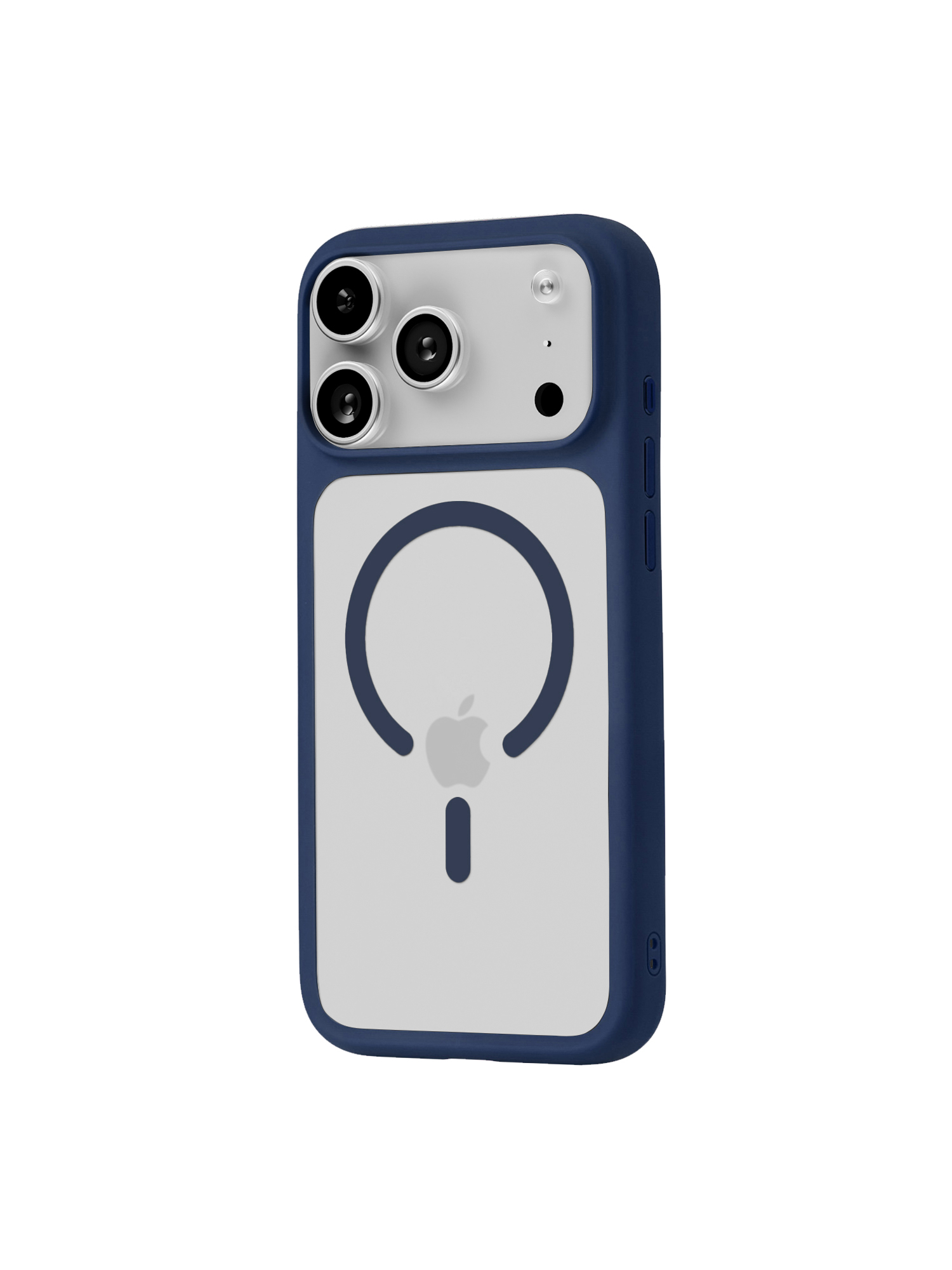 На фото изображено Чехол защитный uBear Shade Case для iPhone 17 Pro Max, синий