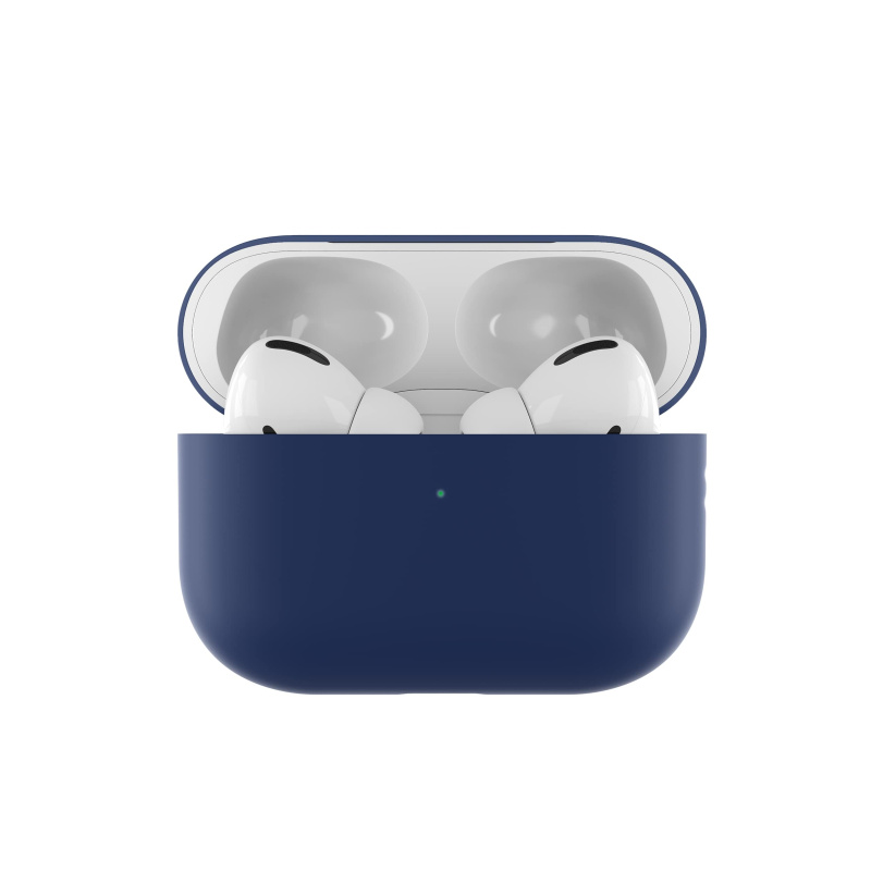 Ультратонкий силиконовый чехол uBear Touch Case AirPods Pro 2 / Pro, тёмно-синий
