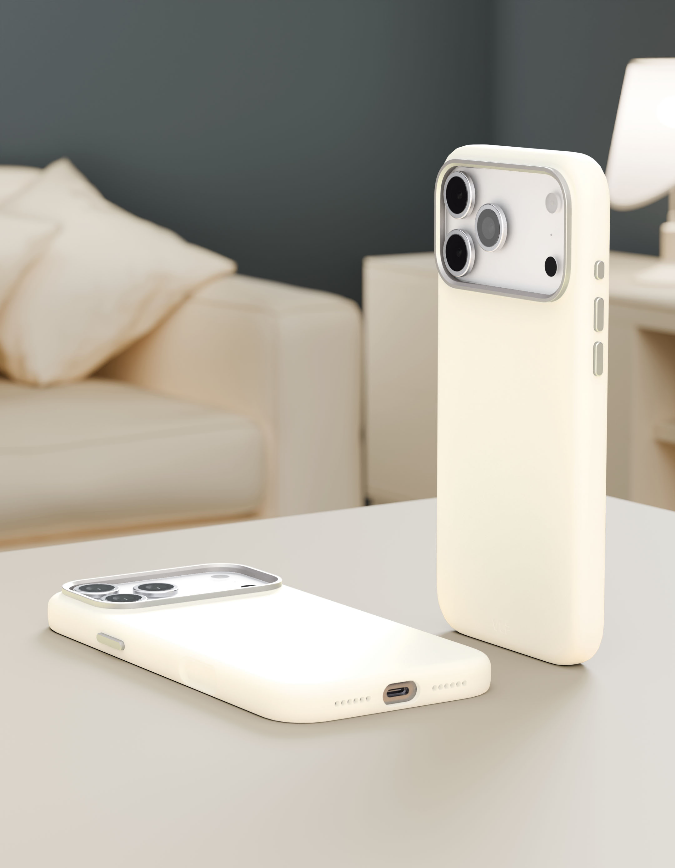 Фото Чехол защитный VLP Aster Pro Case с MagSafe для iPhone 17 Pro Max, белый На фото изображено Чехол защитный VLP Aster Pro Case с MagSafe для iPhone 17 Pro Max, белый