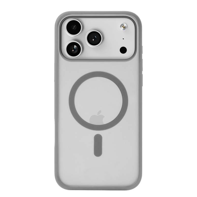 Фото Чехол защитный uBear Cloud Mag Case для iPhone 17 Pro Max, MagSafe, серый  Фото Чехол защитный uBear Cloud Mag Case для iPhone 17 Pro Max, MagSafe, серый