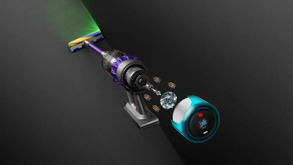 Dyson Gen5 Detect Absolute, Nickel/Purple