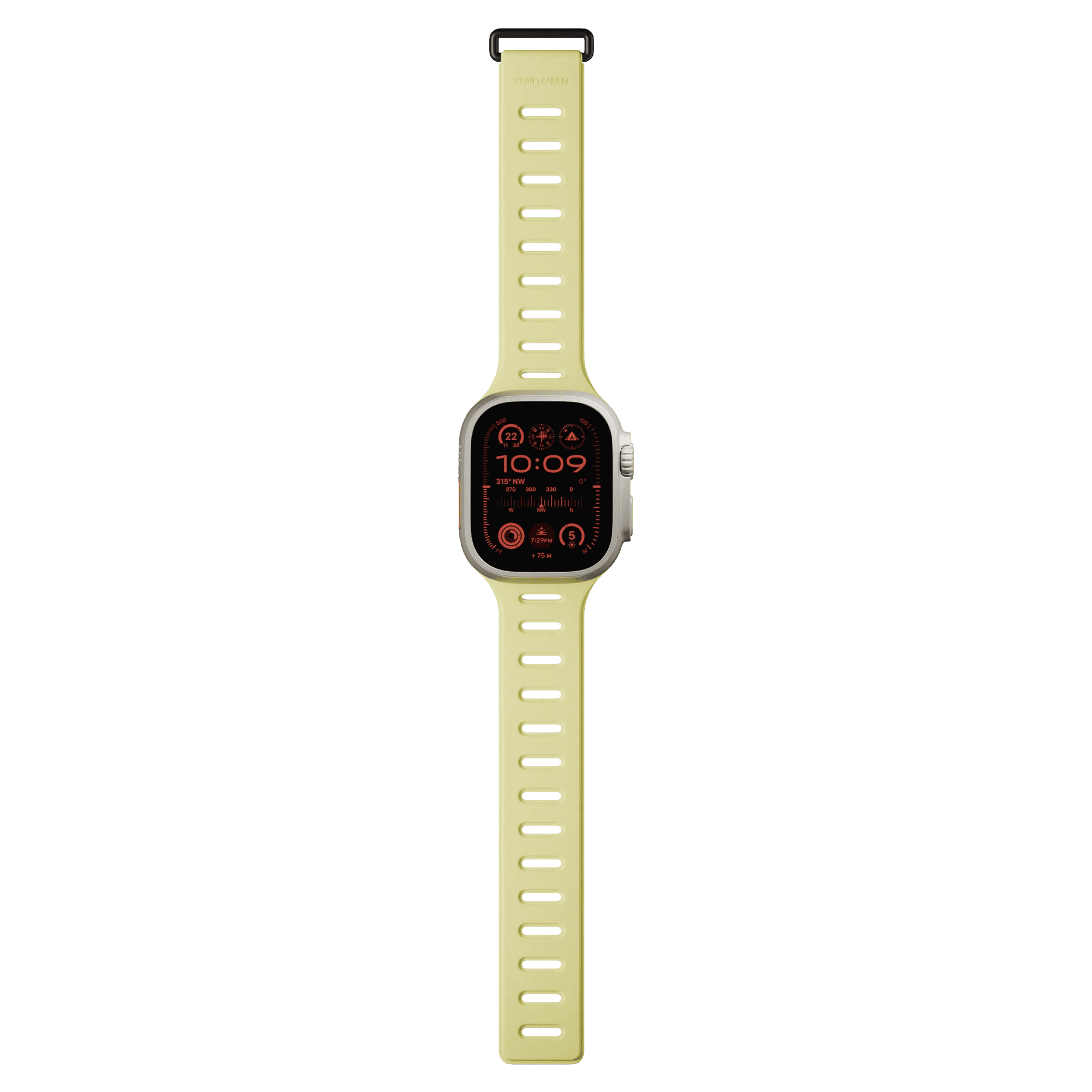 Ремешок Native Union для Apple Watch Magnetic 42/44/45/49мм, желтый/серый