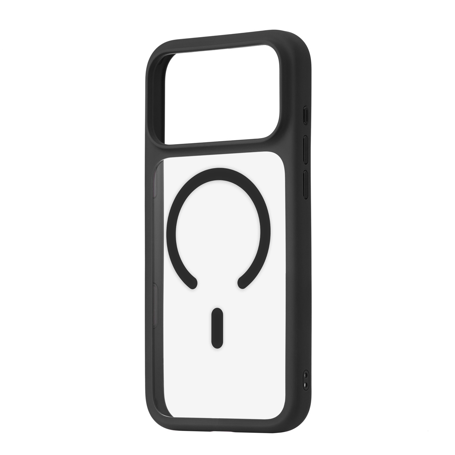 Фото Чехол защитный uBear Shade Case для iPhone 17 Pro Max, MagSafe, чёрный На фото изображено Чехол защитный uBear Shade Case для iPhone 17 Pro Max, MagSafe, чёрный