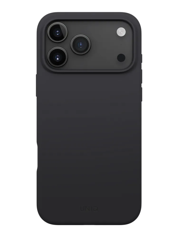 Фото Чехол Uniq Lino MagSafe для iPhone 17 Pro, черный