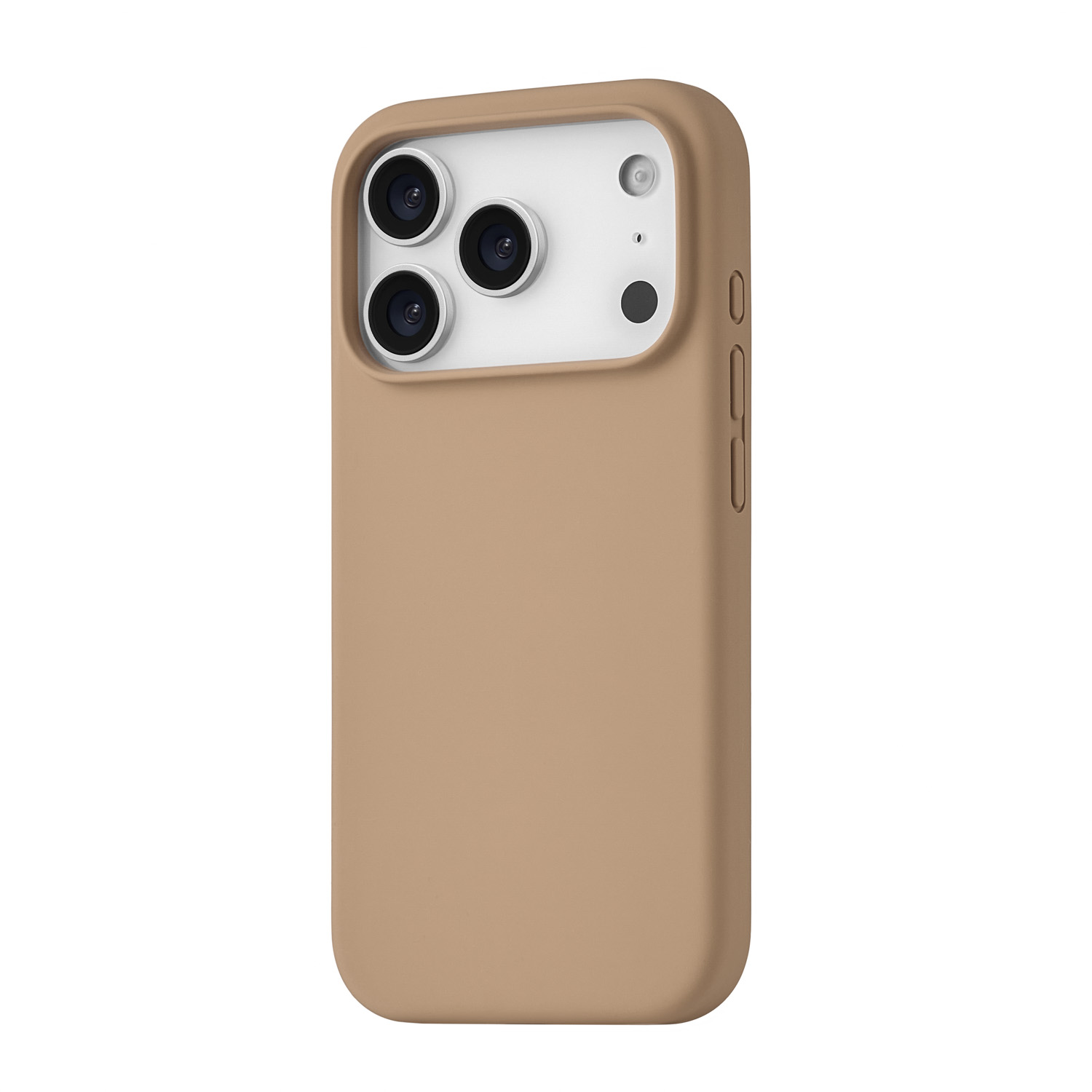 Фото Чехол защитный uBear Touch Mag Case для iPhone 17 Pro, MagSafe, латте На фото изображено Чехол защитный uBear Touch Mag Case для iPhone 17 Pro, MagSafe, латте
