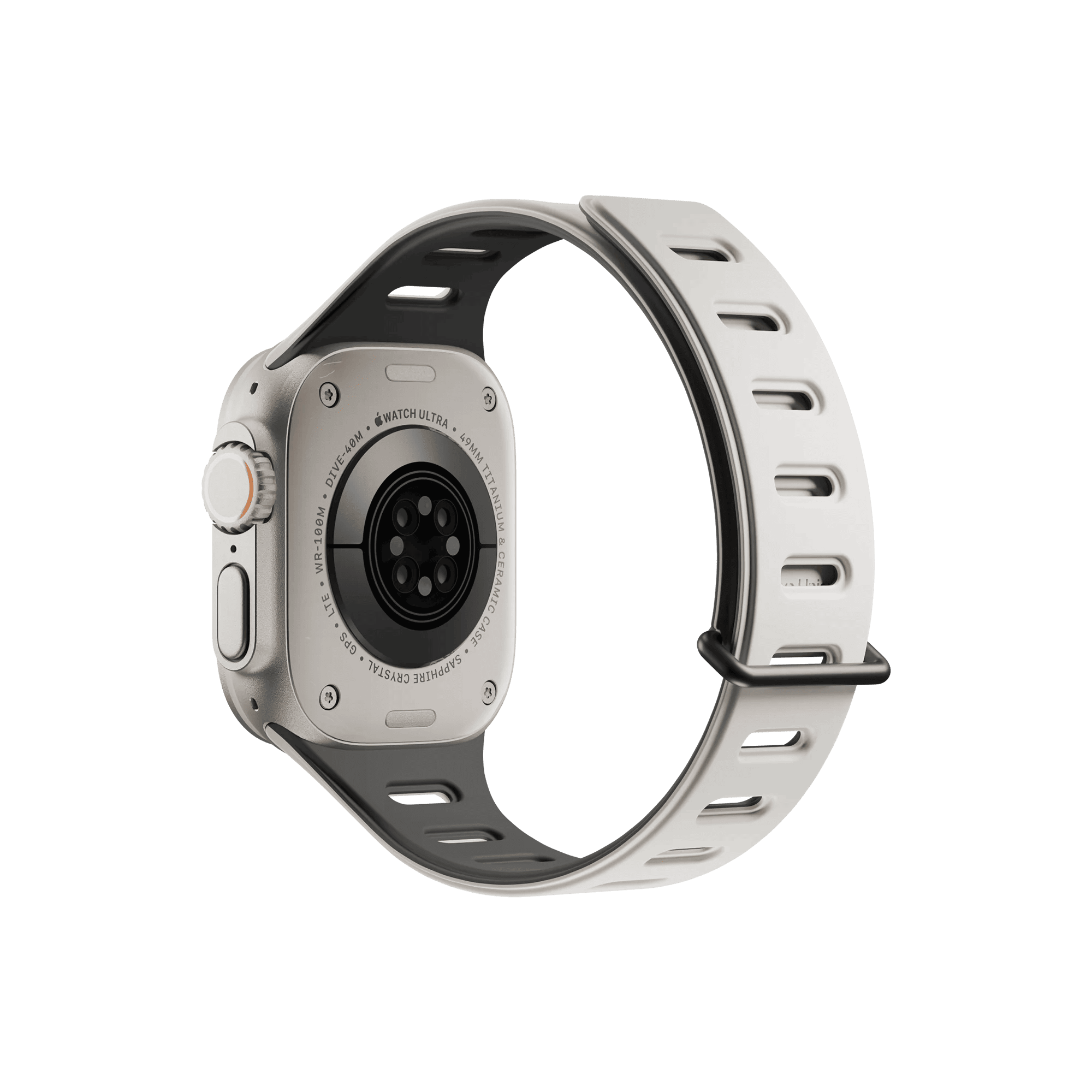 Ремешок Native Union для Apple Watch Magnetic 42/44/45/49мм,черный/серый
