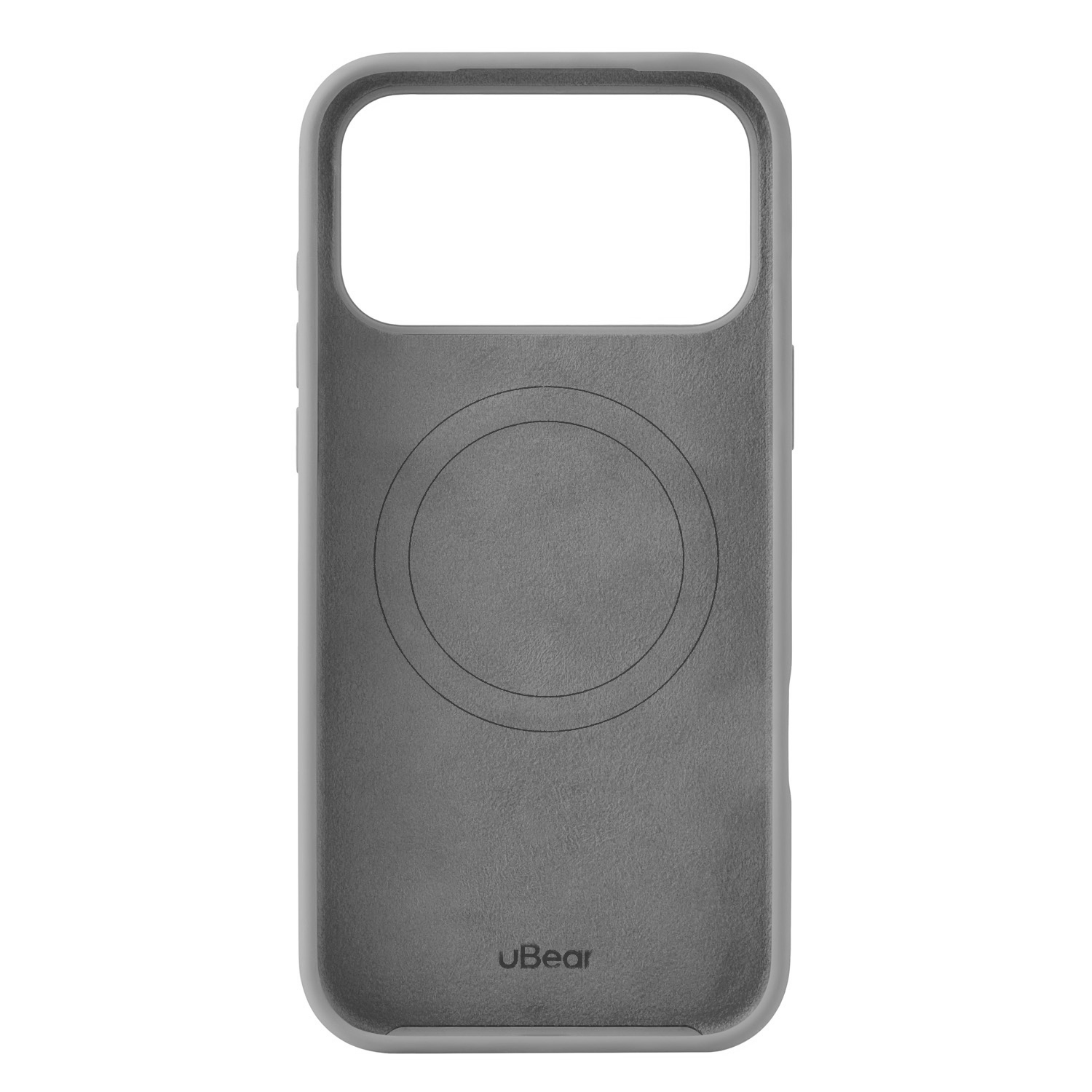 Фото Чехол защитный uBear Touch Mag Case для iPhone 17 Pro Max, MagSafe, светло-серый На фото изображено Чехол защитный uBear Touch Mag Case для iPhone 17 Pro Max, MagSafe, светло-серый