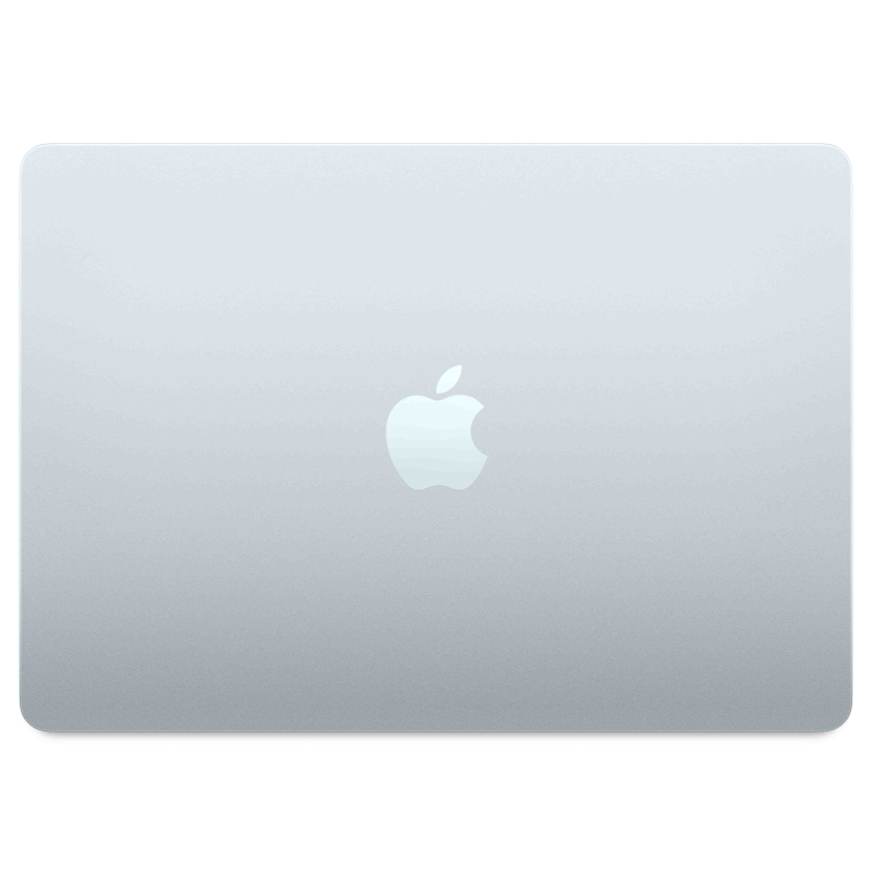 На фото изображено Apple MacBook Air 13" (M5, 10C / 10C, 2026) 16 ГБ, 512 ГБ SSD, Небесно-голубой
