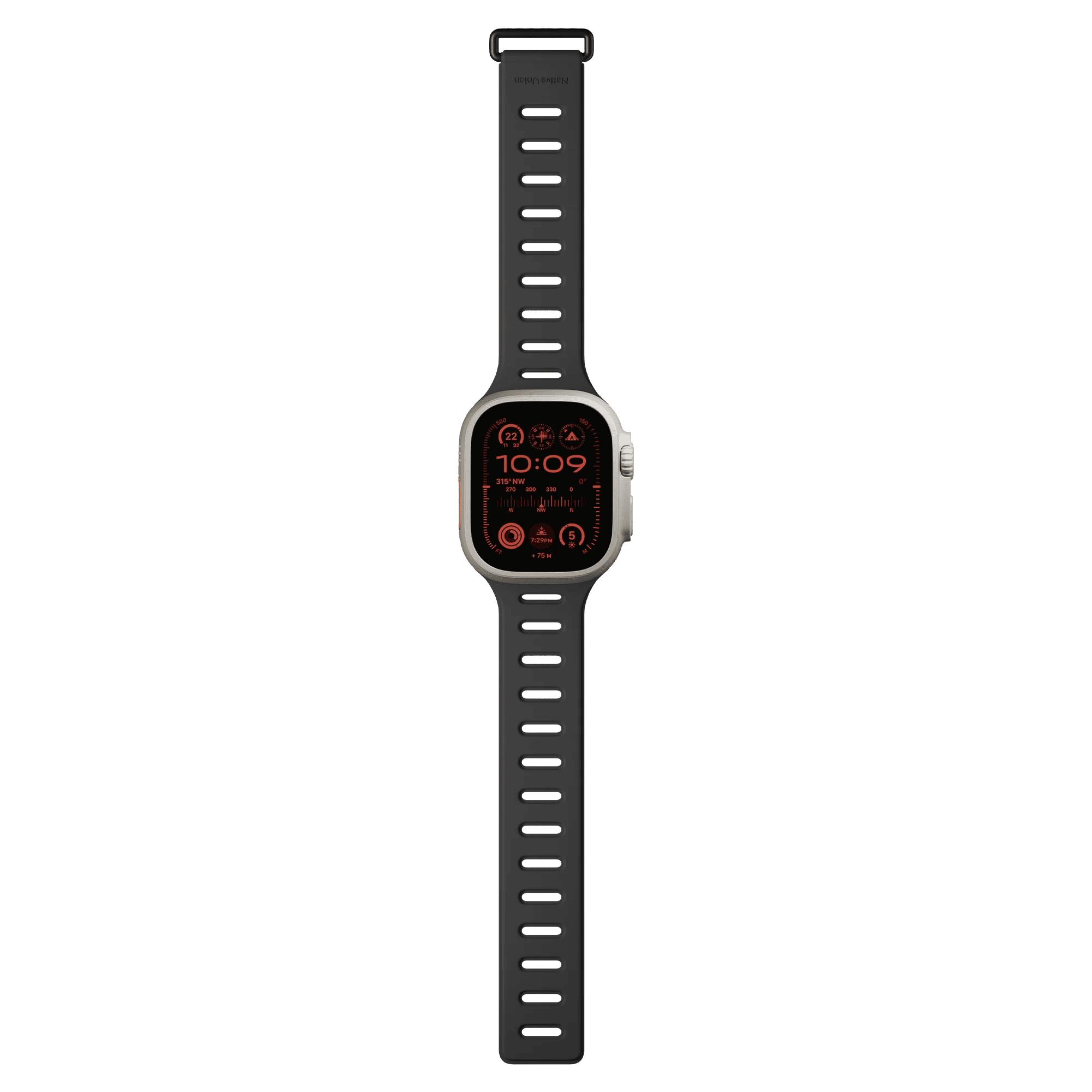 Ремешок Native Union для Apple Watch Magnetic 42/44/45/49мм,черный/серый