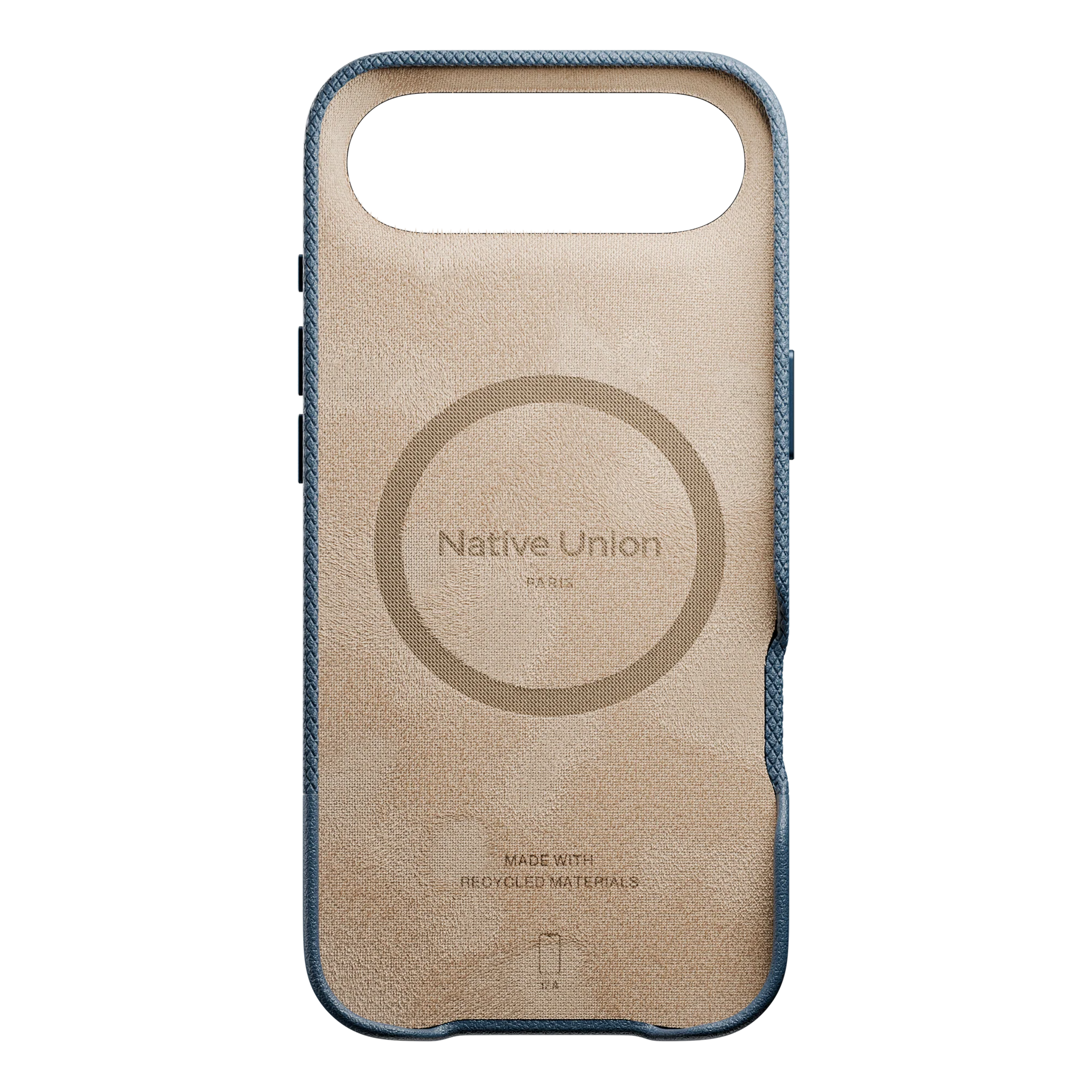 На фото изображено Чехол Native Union Paris (Re)Classic Case для iPhone Air, синий