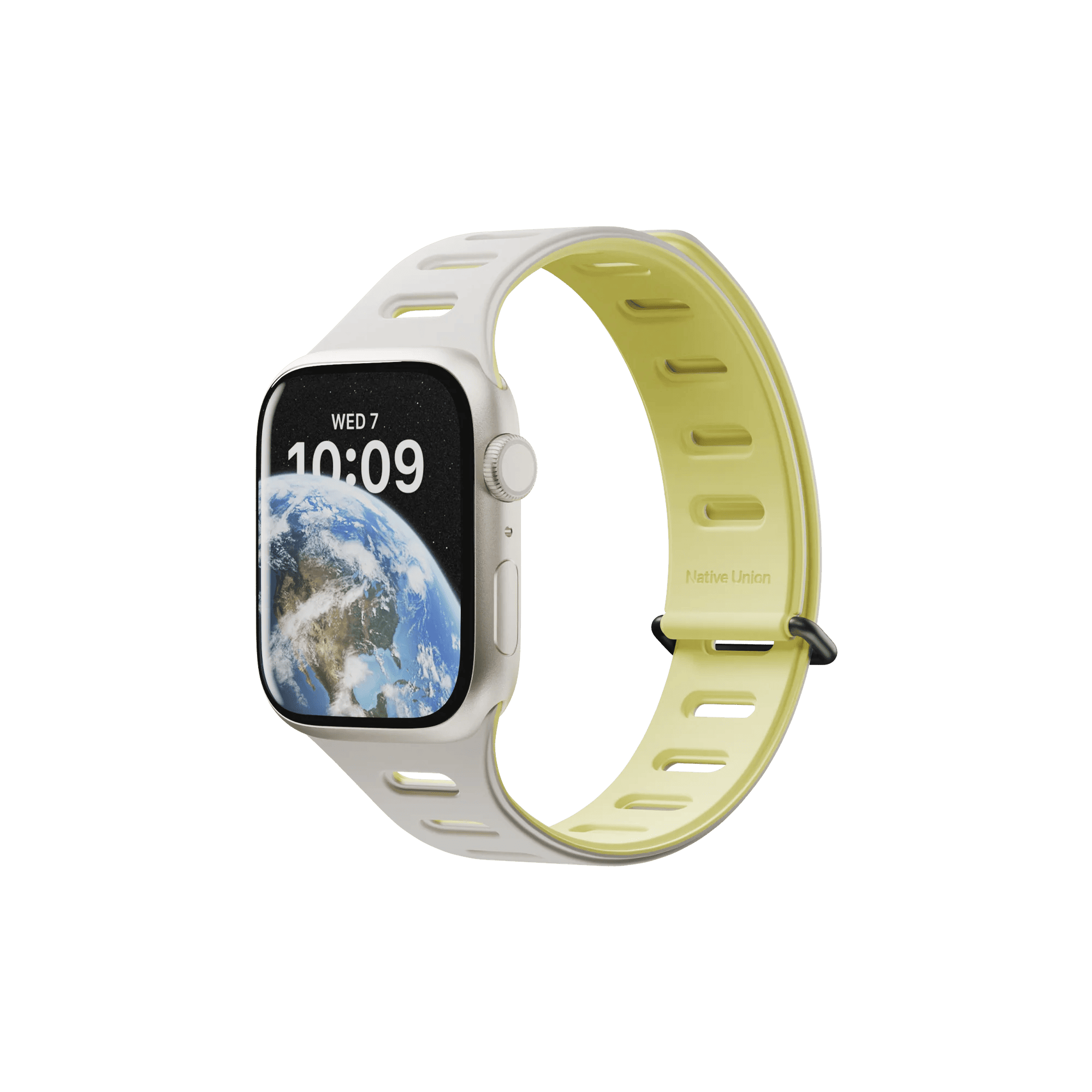 Ремешок Native Union для Apple Watch Magnetic 42/44/45/49мм, желтый/серый