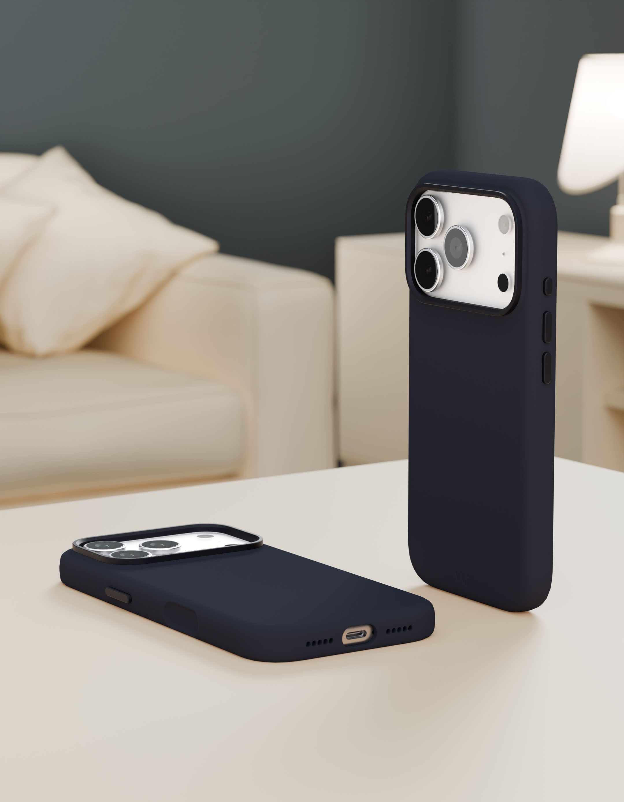 Фото Чехол защитный VLP Aster Pro Case с MagSafe для iPhone 17 Pro, темно-синий На фото изображено Чехол защитный VLP Aster Pro Case с MagSafe для iPhone 17 Pro, темно-синий