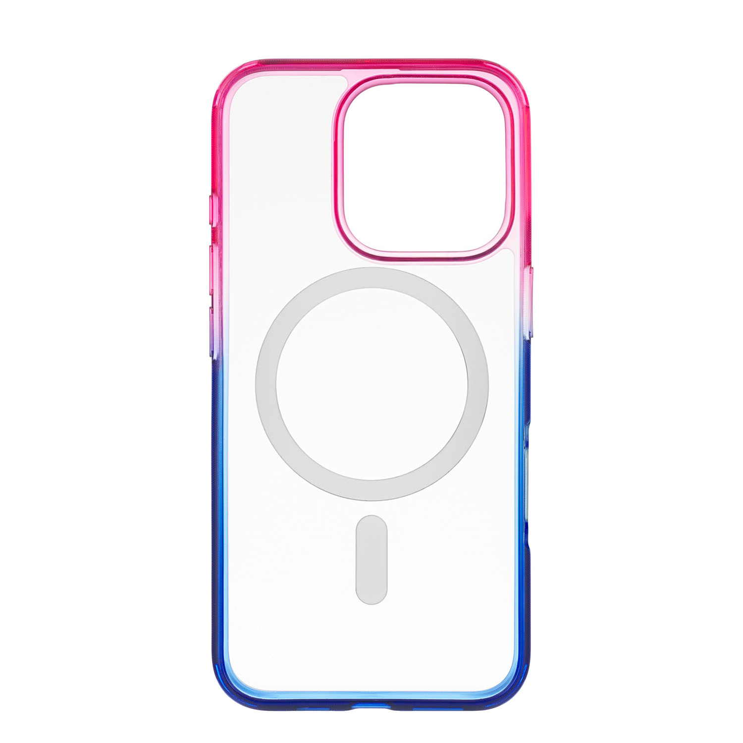 Чехол защитный uBear Fusion Mag Case для iPhone 16 Pro Max, cине-розовый
