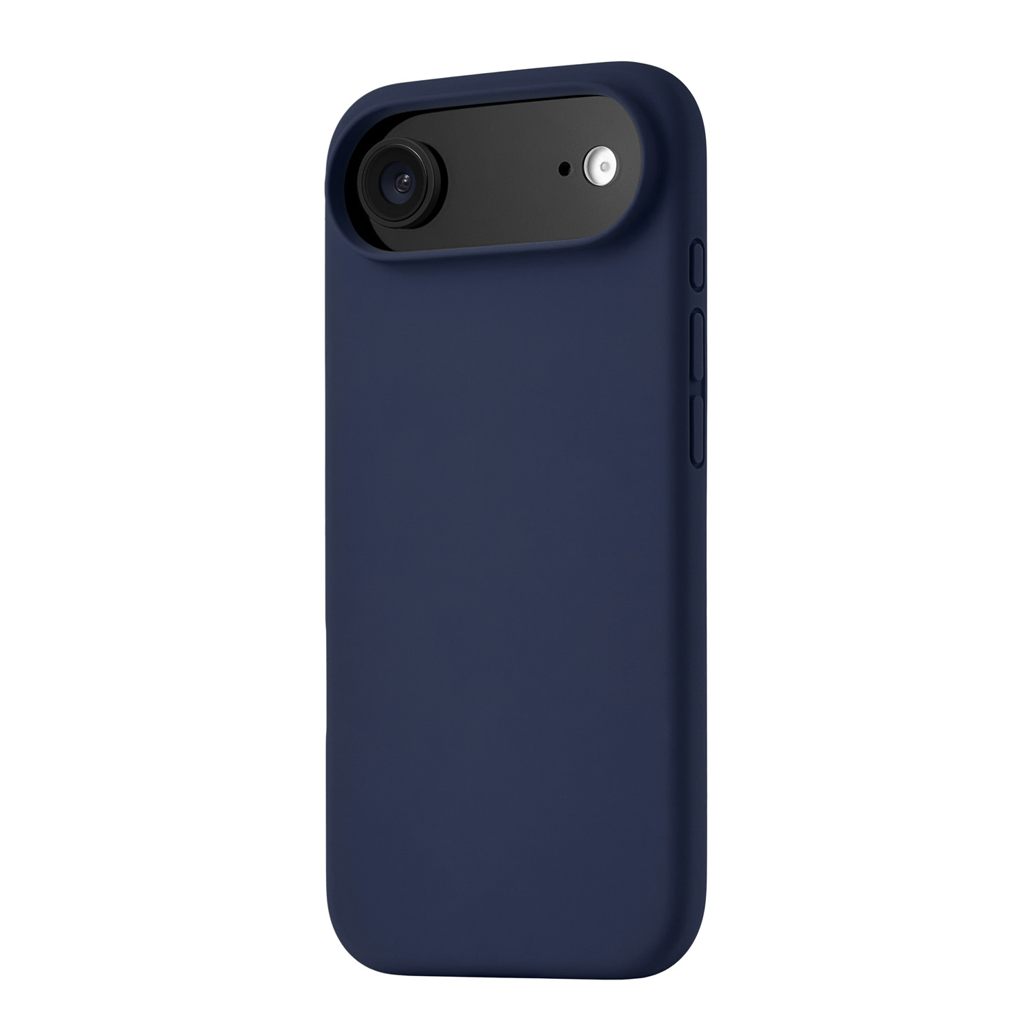 На фото изображено Чехол защитный uBear Touch Mag Case для iPhone 17 Air, MagSafe, темно-синий
