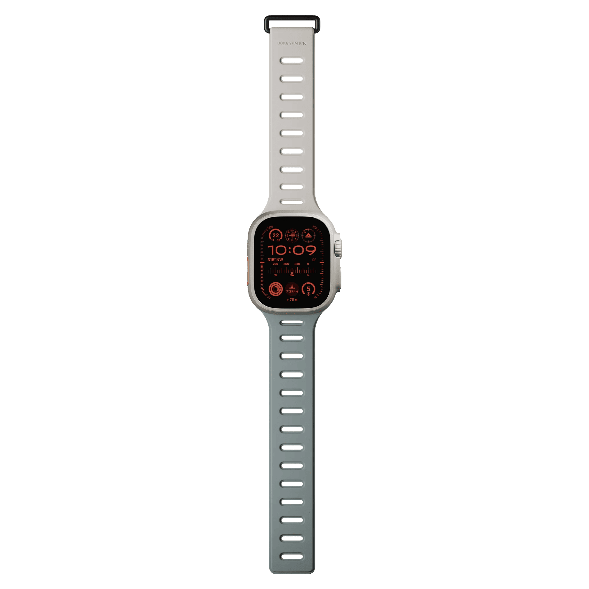 Ремешок Native Union для Apple Watch Magnetic 42/44/45/49мм, зеленый/серый