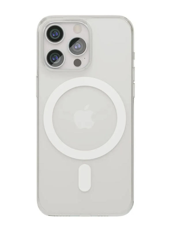 Чехол защитный VLP Diamond Case с MagSafe для iPhone 15 Pro Max, прозрачный