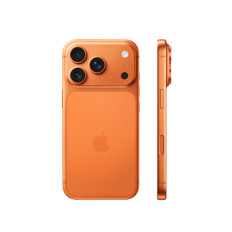 На фото изображено Apple iPhone 17 Pro SIM+eSIM, 256 ГБ, Космический оранжевый