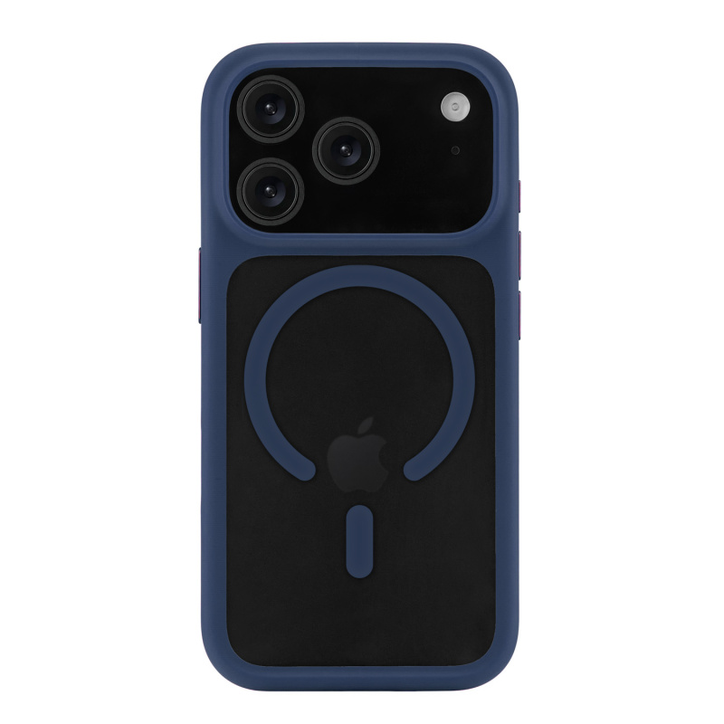 Фото Чехол защитный uBear Shade Case для iPhone 17 Pro, MagSafe, синий Фото Чехол защитный uBear Shade Case для iPhone 17 Pro, MagSafe, синий