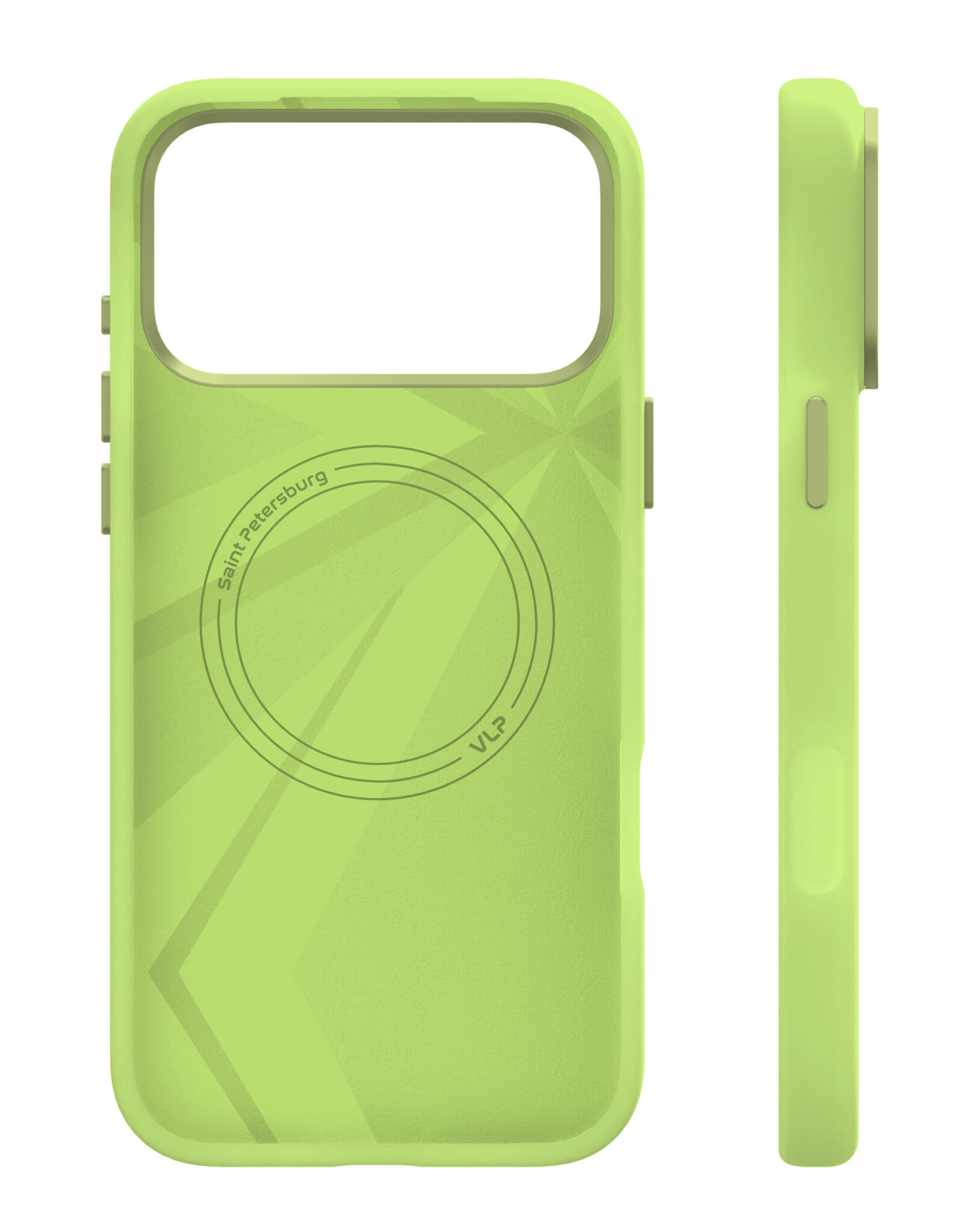 Фото Чехол защитный VLP Aster Pro Case с MagSafe для iPhone 17 Pro Max, лайм На фото изображено Чехол защитный VLP Aster Pro Case с MagSafe для iPhone 17 Pro Max, лайм