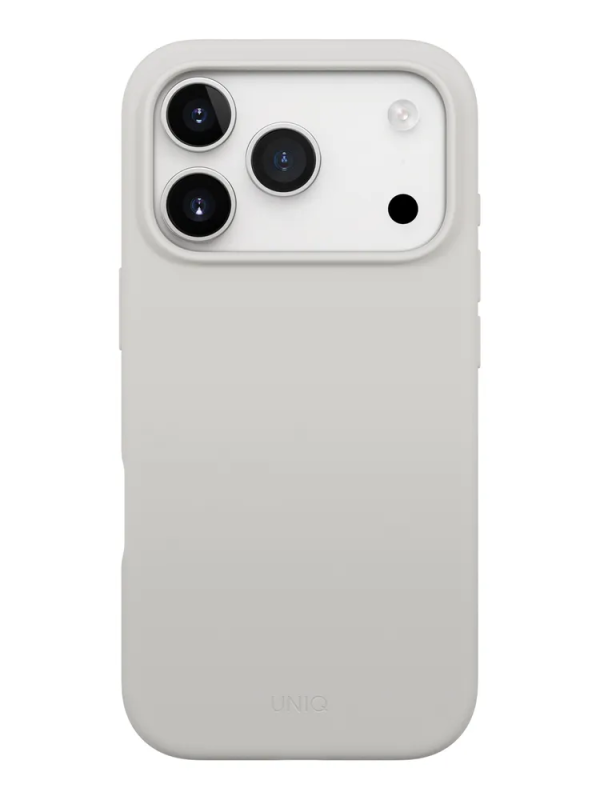 Фото Чехол Uniq Lino MagSafe для iPhone 17 Pro, серый