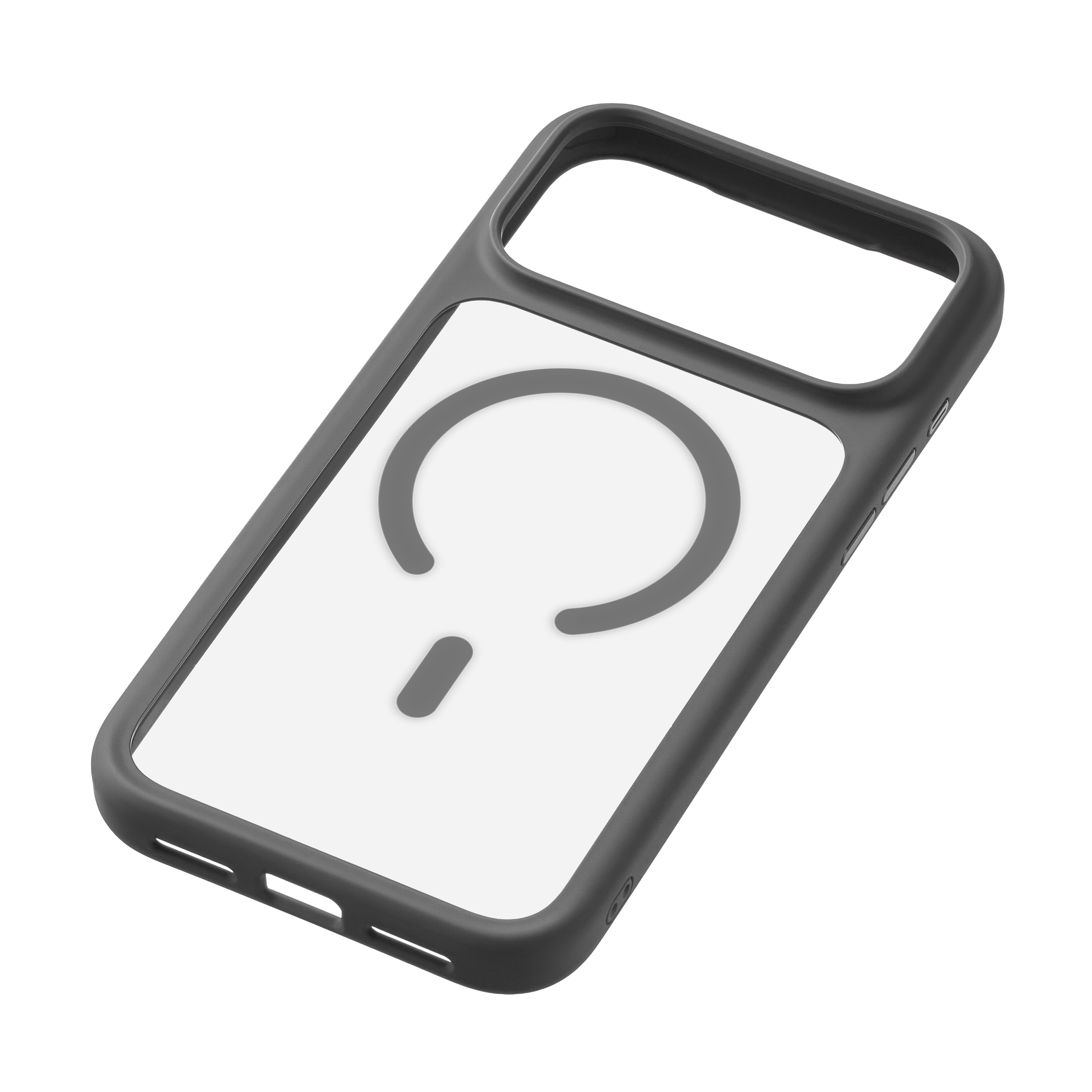 Фото Чехол защитный uBear Shade Case для iPhone 17 Pro Max, MagSafe, серый На фото изображено Чехол защитный uBear Shade Case для iPhone 17 Pro Max, MagSafe, серый