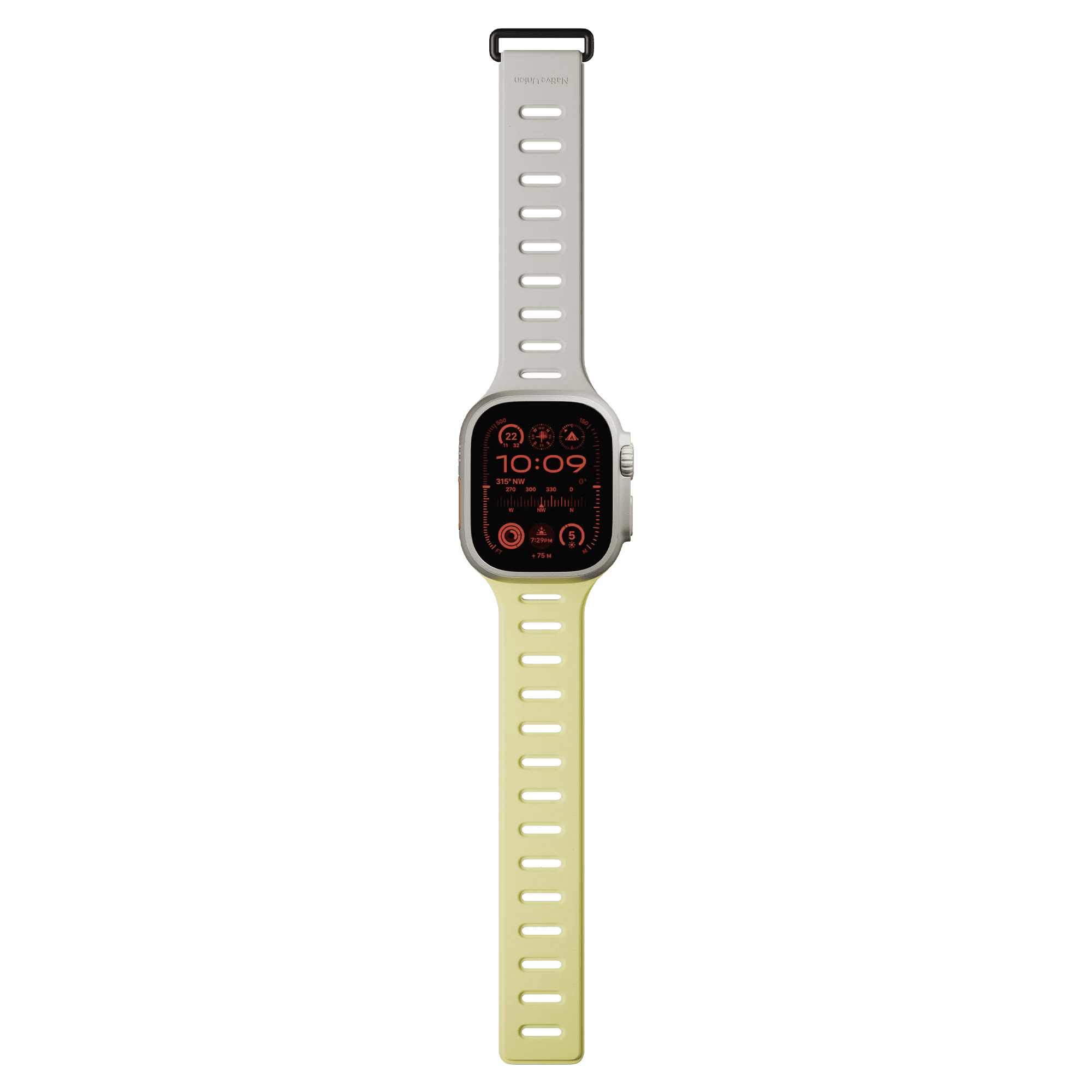 Ремешок Native Union для Apple Watch Magnetic 42/44/45/49мм, желтый/серый