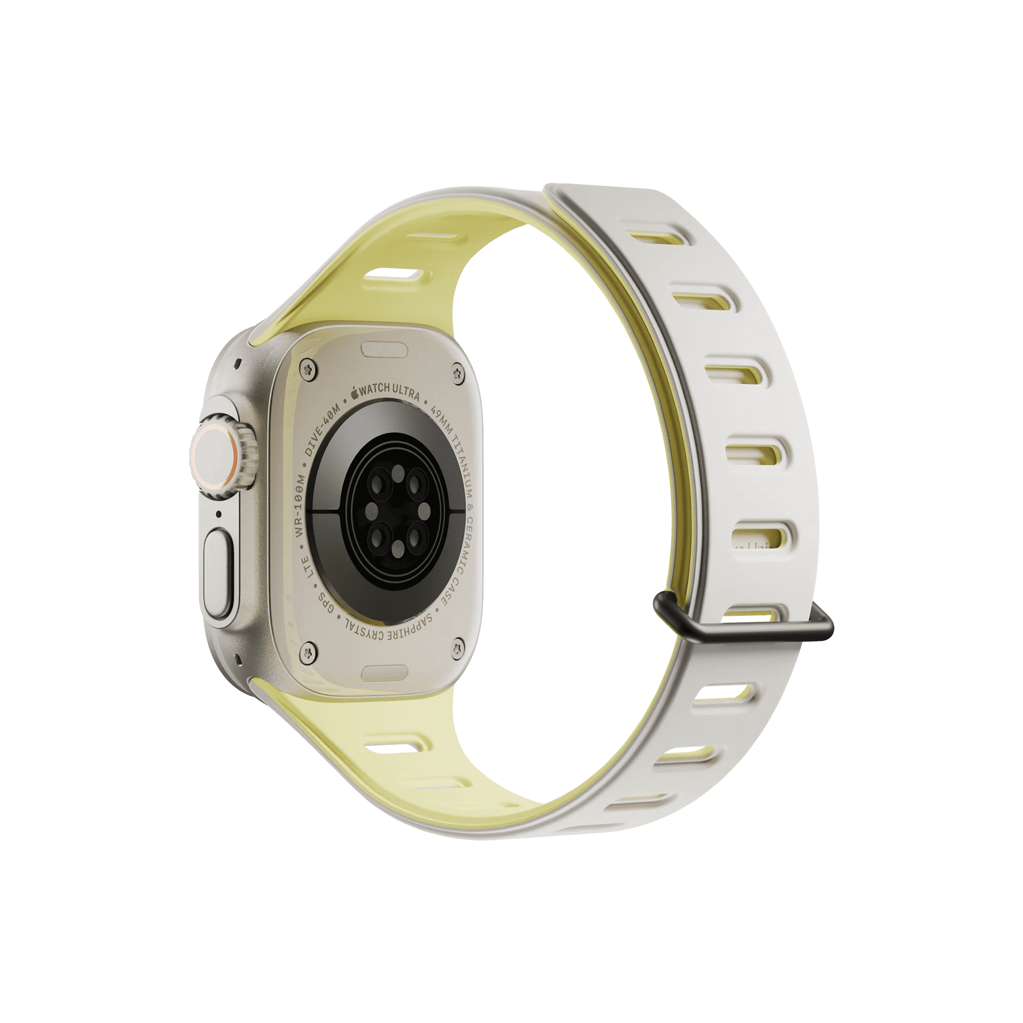 Ремешок Native Union для Apple Watch Magnetic 42/44/45/49мм, желтый/серый