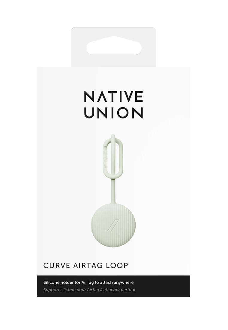 Чехол защитный для AirTag Native Union Curve AirTag Case, светло-зеленый