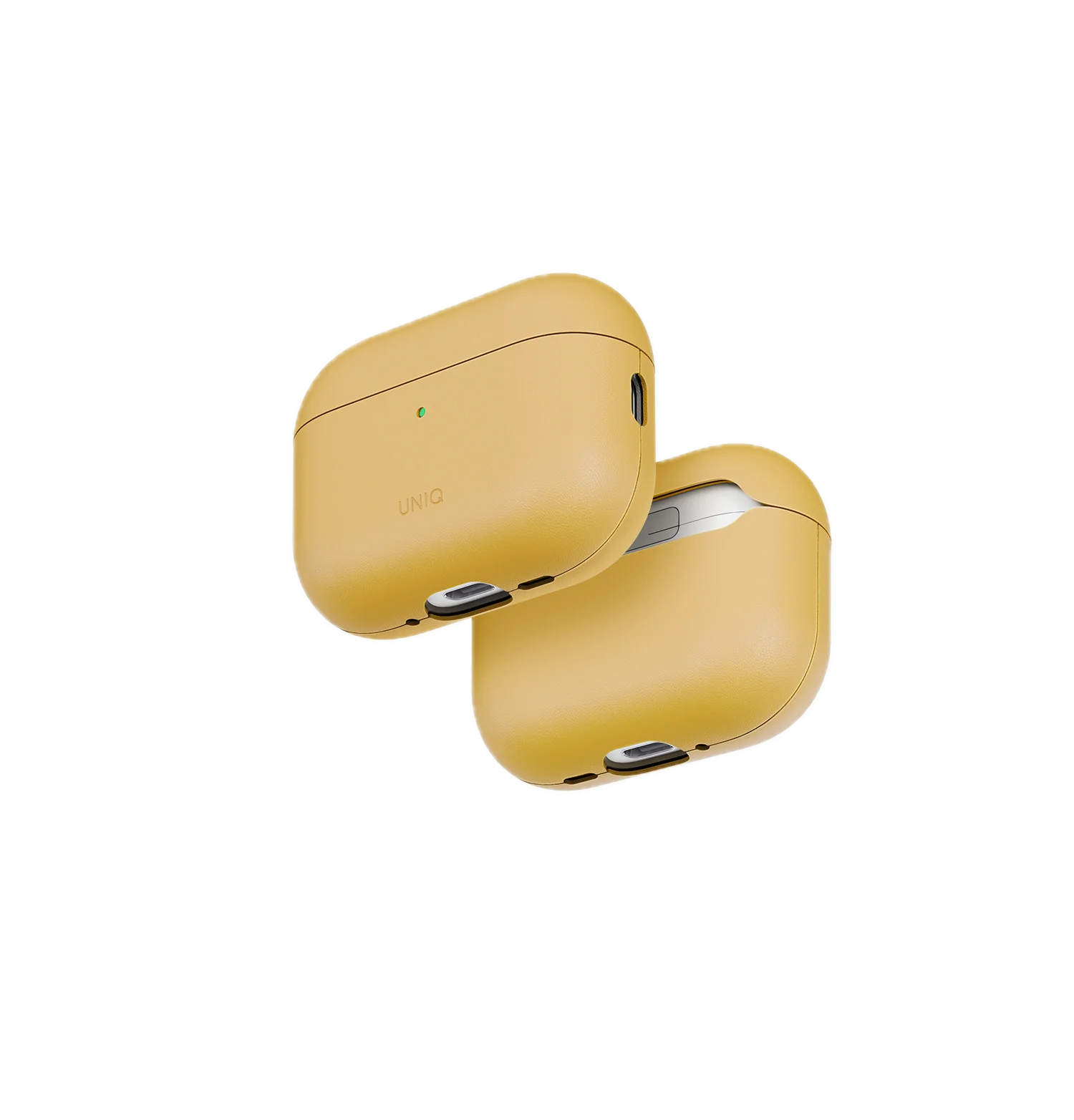 На фото изображено Чехол Uniq Lyden Vex для AirPods Pro 3, Canary Yellow