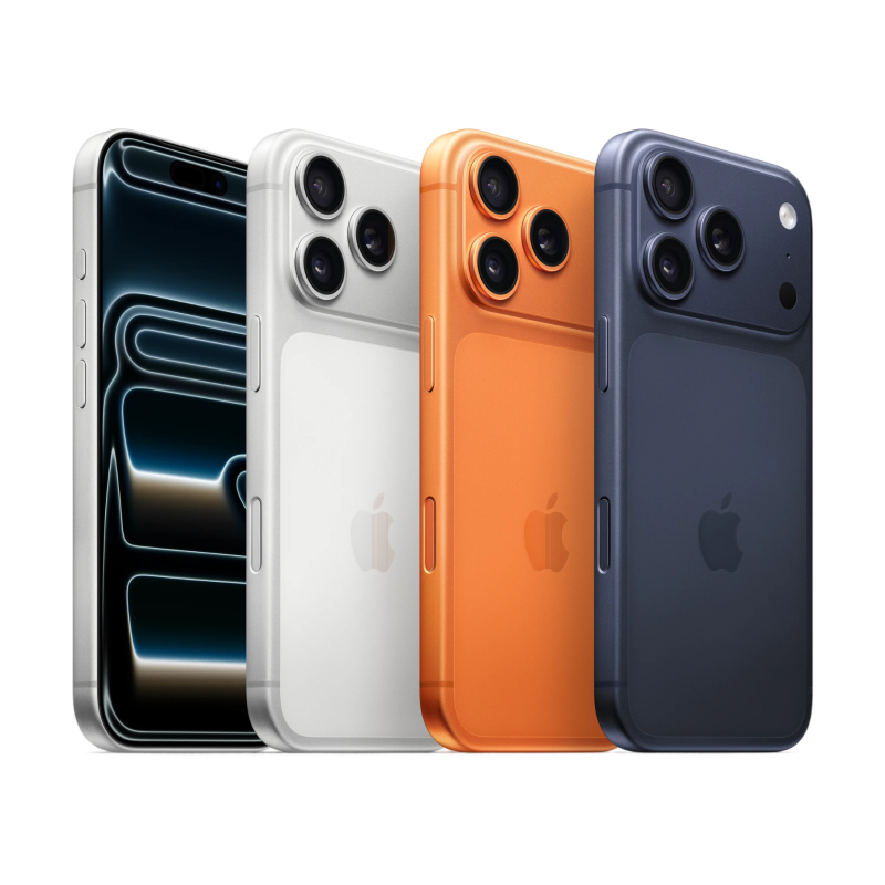 На фото изображено Apple iPhone 17 Pro Max SIM+eSIM, 256 ГБ, Серебристый