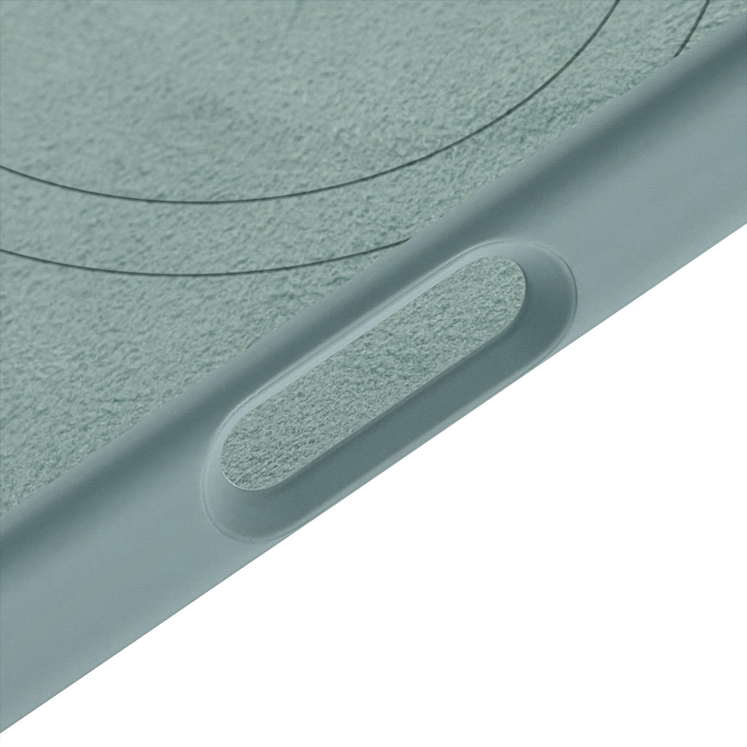 На фото изображено Чехол защитный uBear Touch Mag Case для iPhone 17 Pro Max, MagSafe, холодная мята