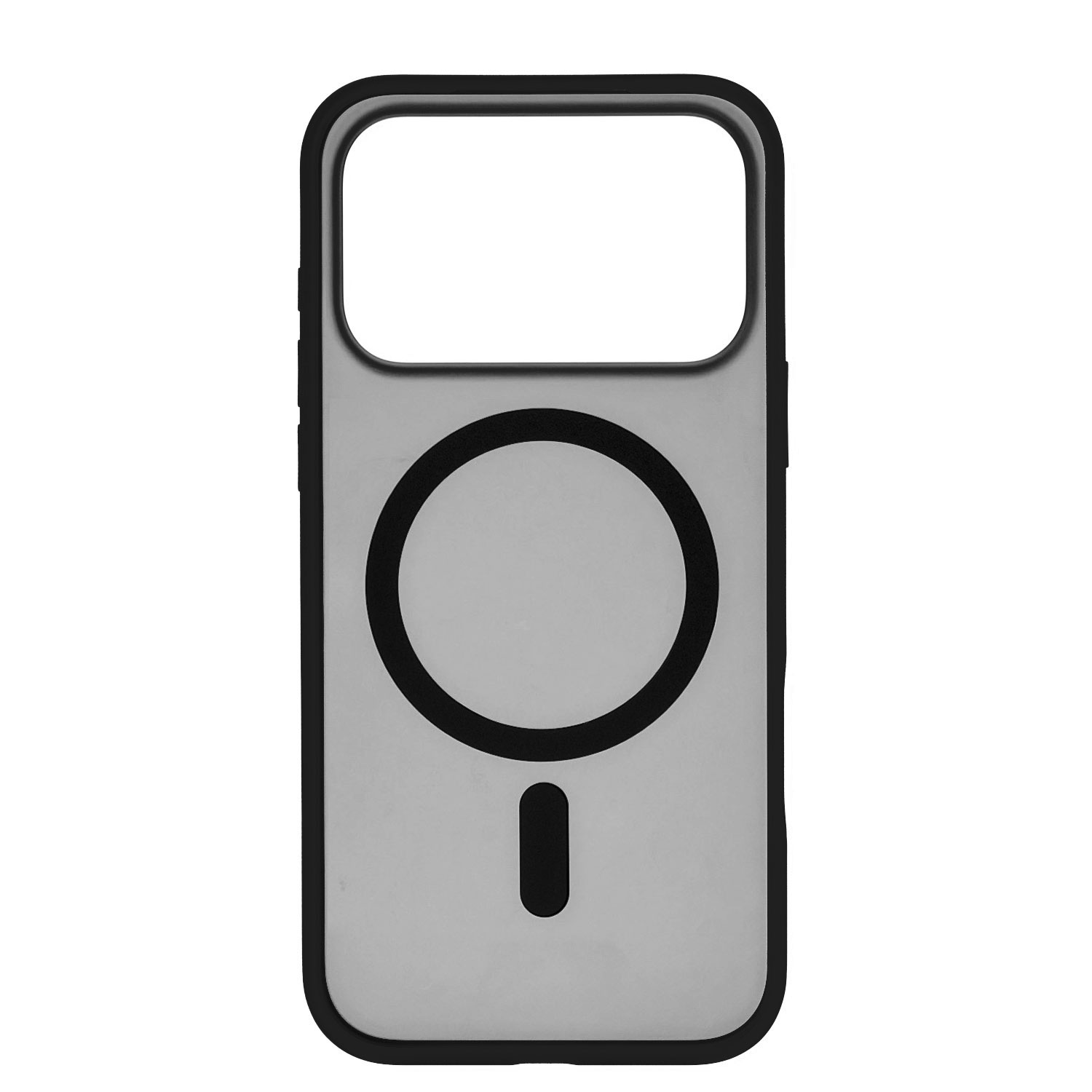 Фото Чехол защитный uBear Cloud Mag Case для iPhone 17 Pro, MagSafe, черный На фото изображено Чехол защитный uBear Cloud Mag Case для iPhone 17 Pro, MagSafe, черный