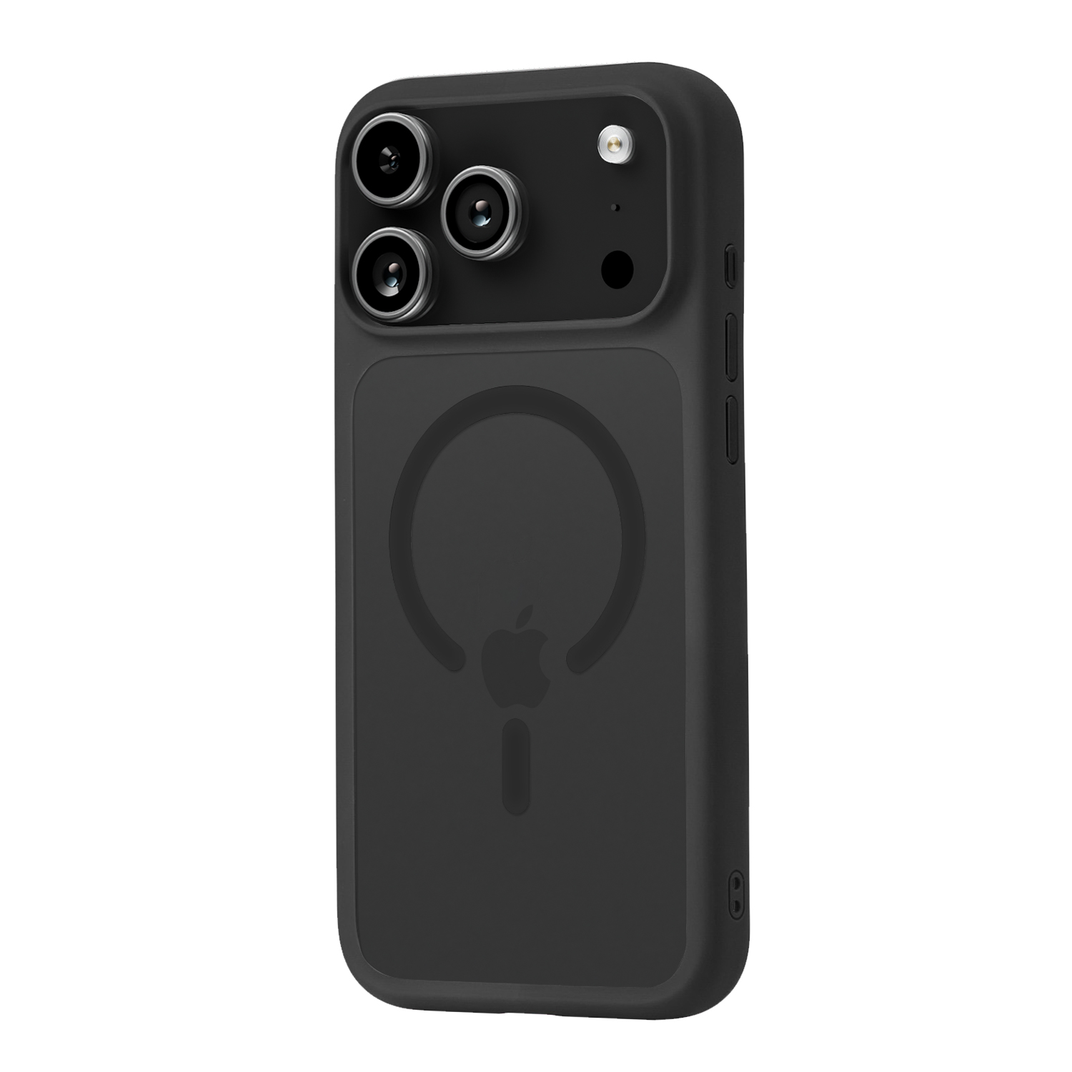 Фото Чехол защитный uBear Shade Case для iPhone 17 Pro Max, MagSafe, чёрный На фото изображено Чехол защитный uBear Shade Case для iPhone 17 Pro Max, MagSafe, чёрный