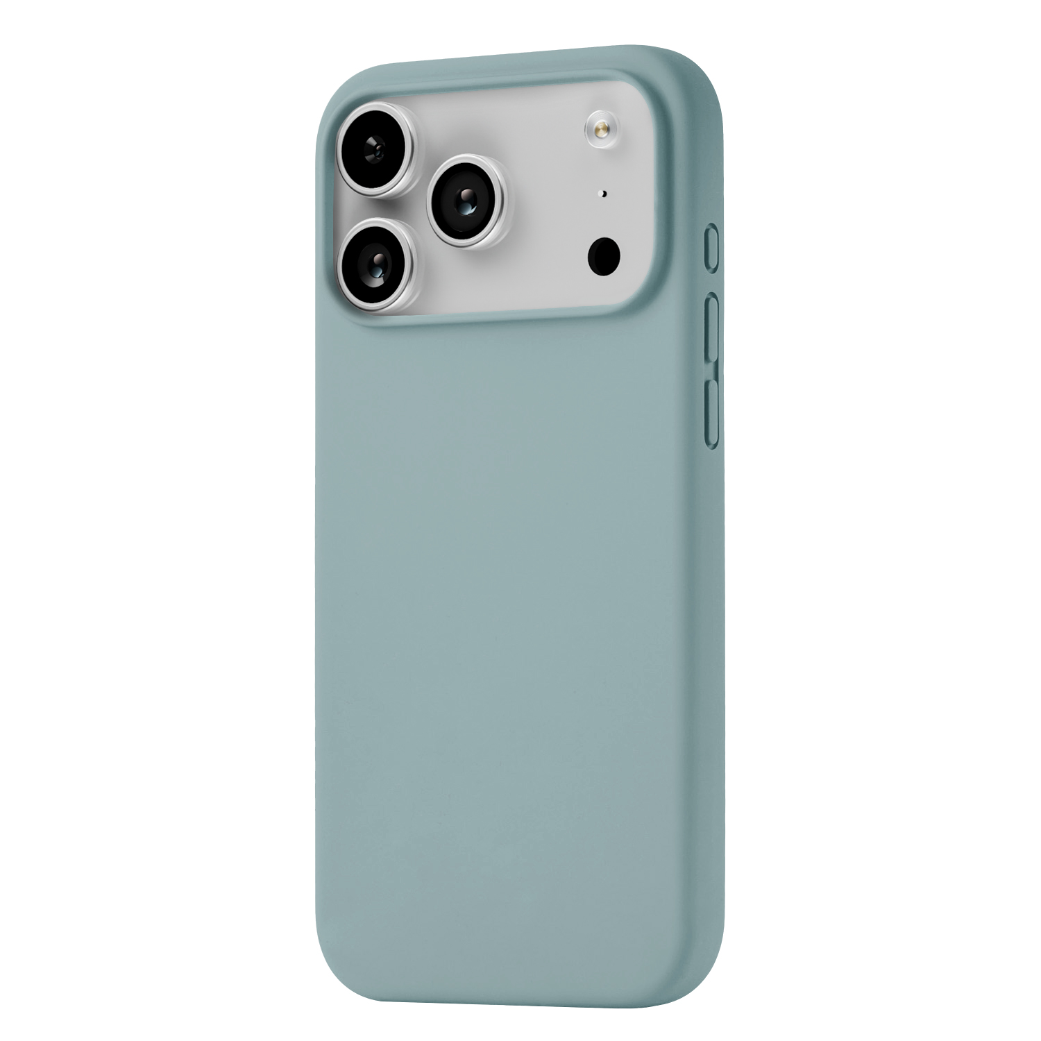 На фото изображено Чехол защитный uBear Touch Mag Case для iPhone 17 Pro Max, MagSafe, холодная мята