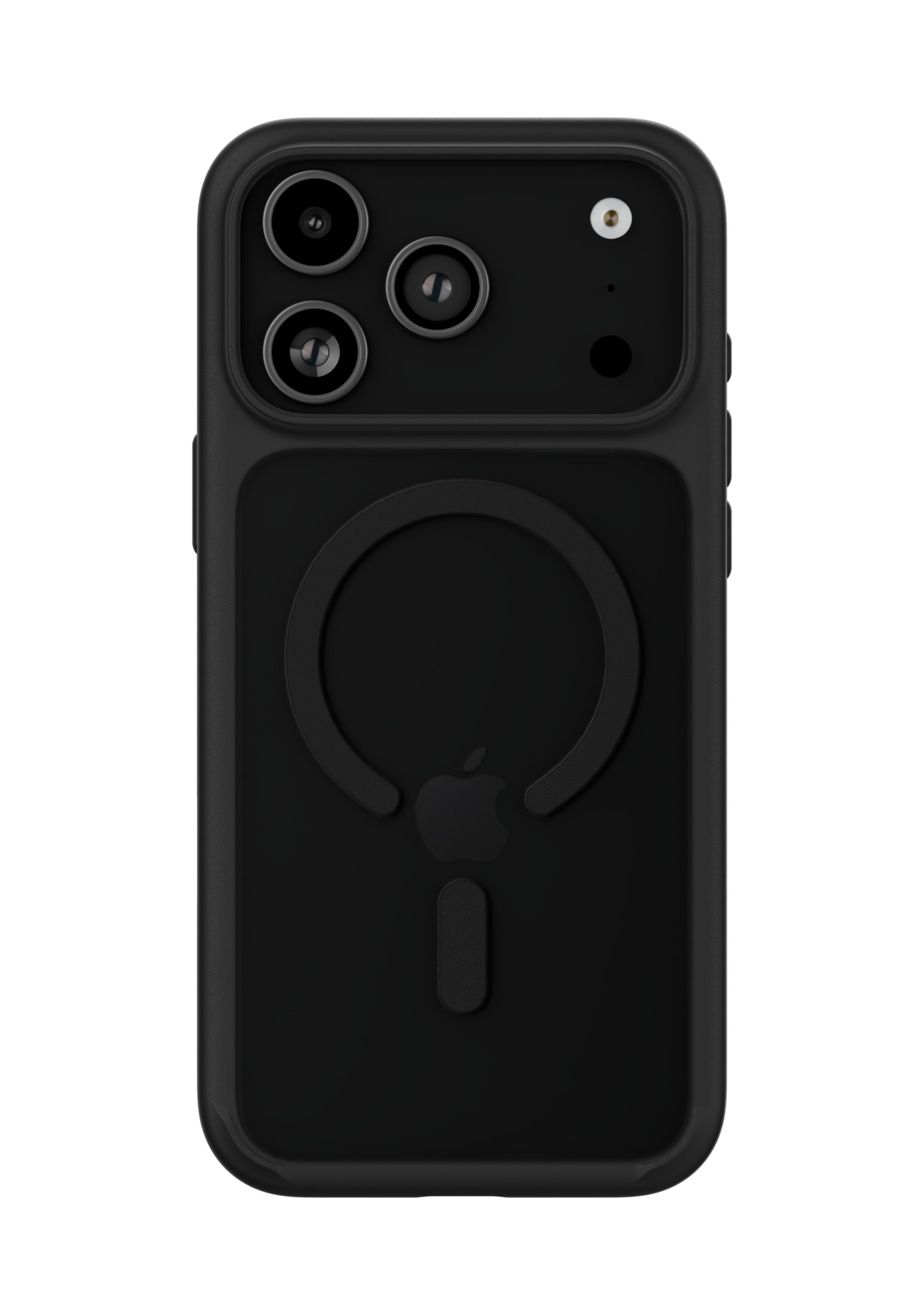 Фото Чехол защитный uBear Shade Case для iPhone 17 Pro Max, MagSafe, чёрный На фото изображено Чехол защитный uBear Shade Case для iPhone 17 Pro Max, MagSafe, чёрный