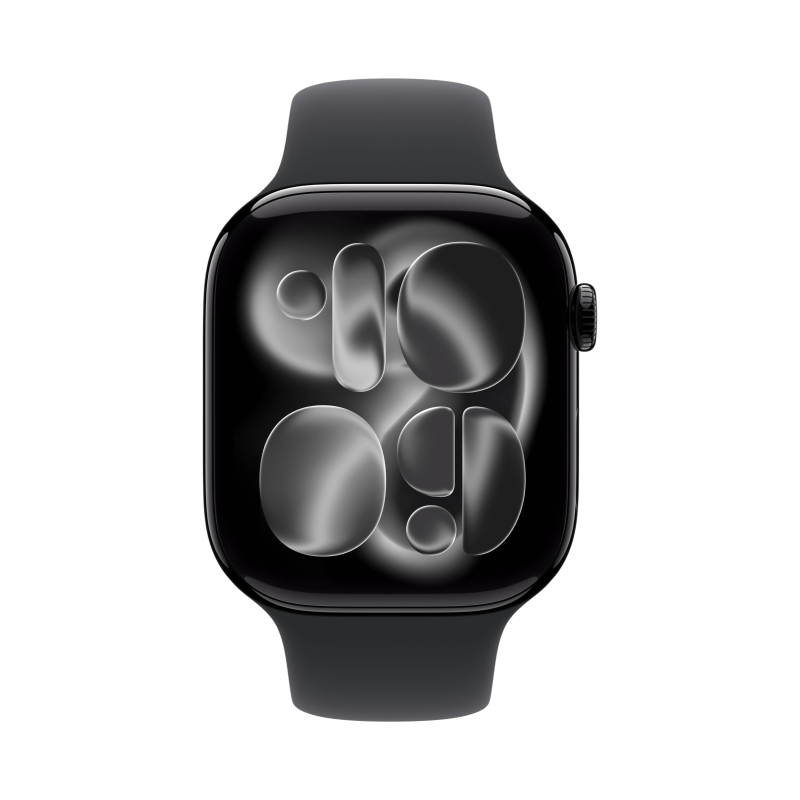 Apple Watch Series 11, 46 мм, корпус из алюминия цвета «Чёрный оникс», спортивный ремешок, размер M/L Apple Watch Series 11, 46 мм, корпус из алюминия цвета «Чёрный оникс», спортивный ремешок, размер M/L