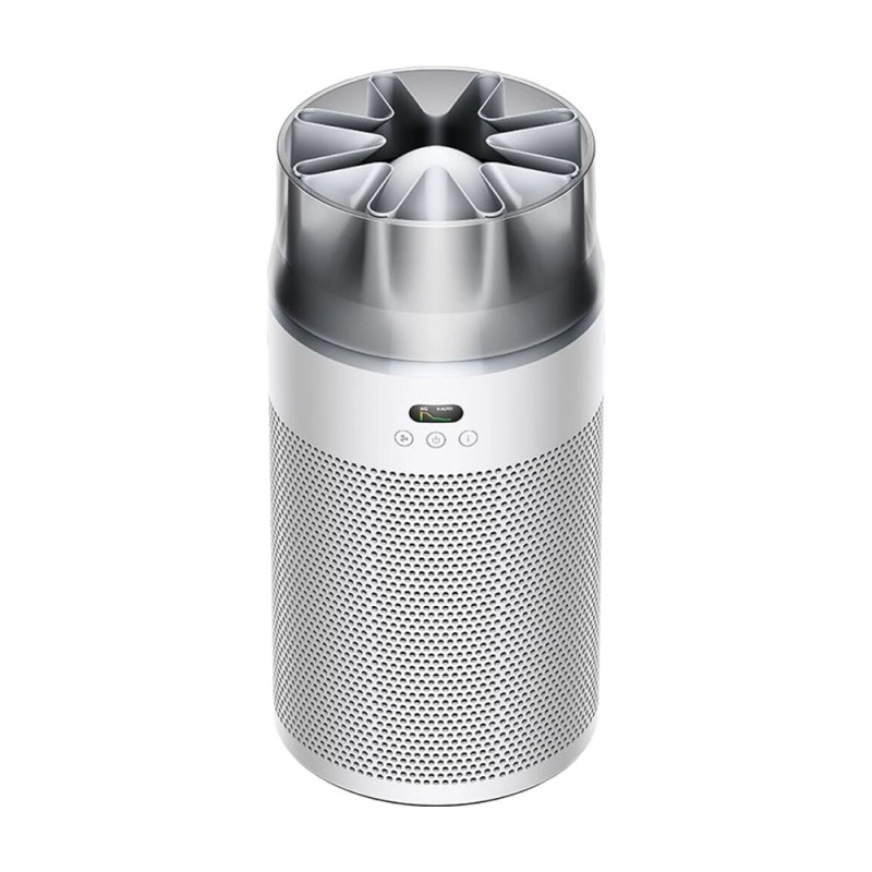 Фото Очиститель воздуха Dyson HushJet, серебристый На фото изображено Очиститель воздуха Dyson HushJet, серебристый